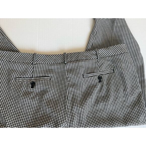 Liz Claiborne Emma Classic Houndstooth Pattern Career Ankle Pants Size 18 - Picture 5 of 7